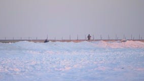 Lake Michigan shelf ice forms but experts warn: 'No ice is safe ice'