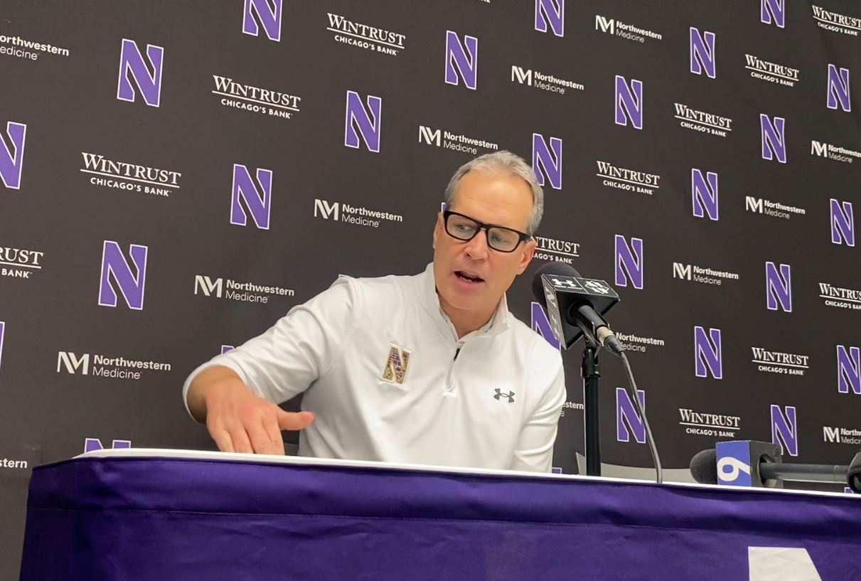 Chris Collins talks Northwestern's 78-68 loss to No. 16 Michigan State