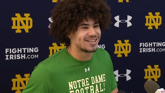 Notre Dame WR Jaden Greathouse talks national title game prep