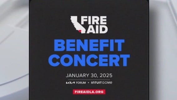 'Fire Aid' concerts to benefit Los Angeles fire victims