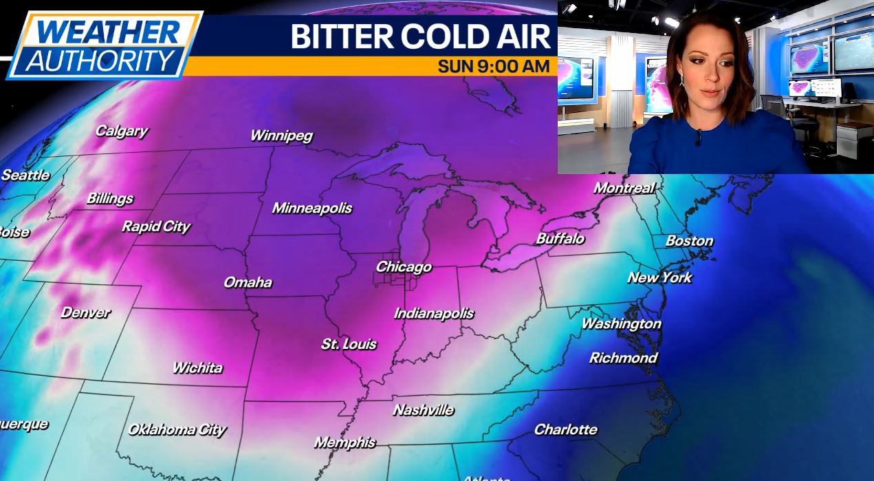 Chicago weather: Arctic cold front will usher in frigid temps this weekend