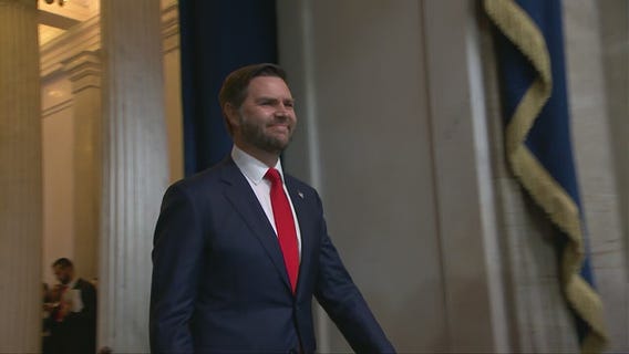 JD Vance arrives for inauguration ceremony