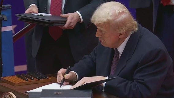 Trump takes action on items ranging from gender identity to the name of the Gulf of Mexico