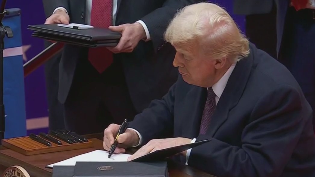 Trump takes action on items ranging from gender identity to the name of the Gulf of Mexico