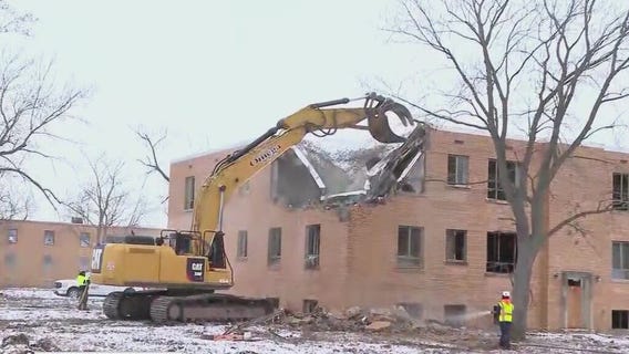 Demolition begins at Tinley Park Mental Health Center site
