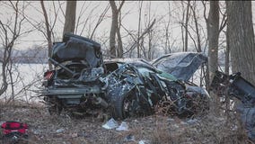 Driver hospitalized with serious injuries after crashing into tree near Marengo: officials