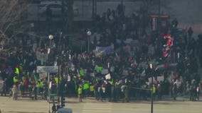 Protesters march to Trump Tower