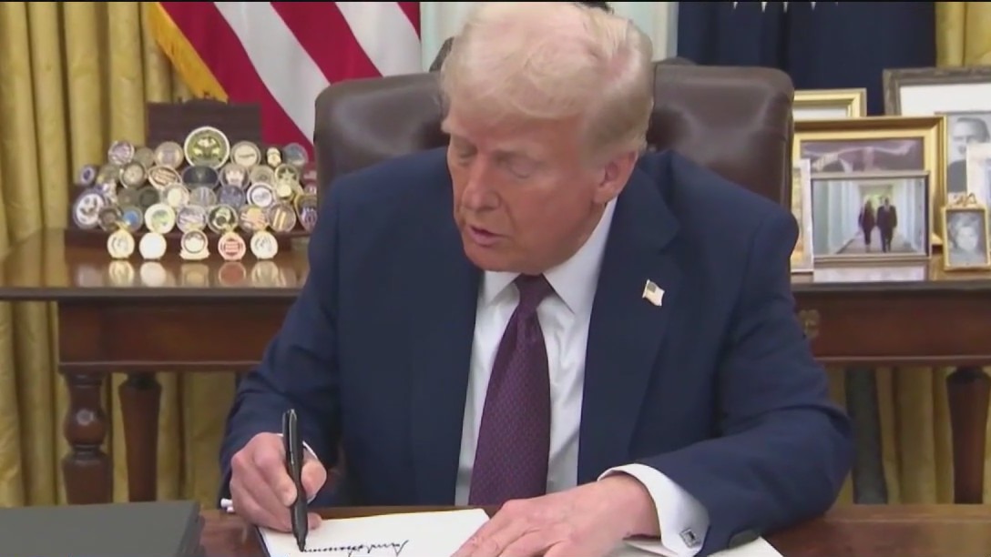 President Trump signing record number of executive orders