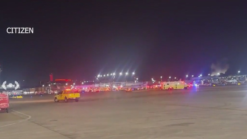 Accident at O'Hare Airport: Driver hospitalized after tug vehicle hit by airplane wing