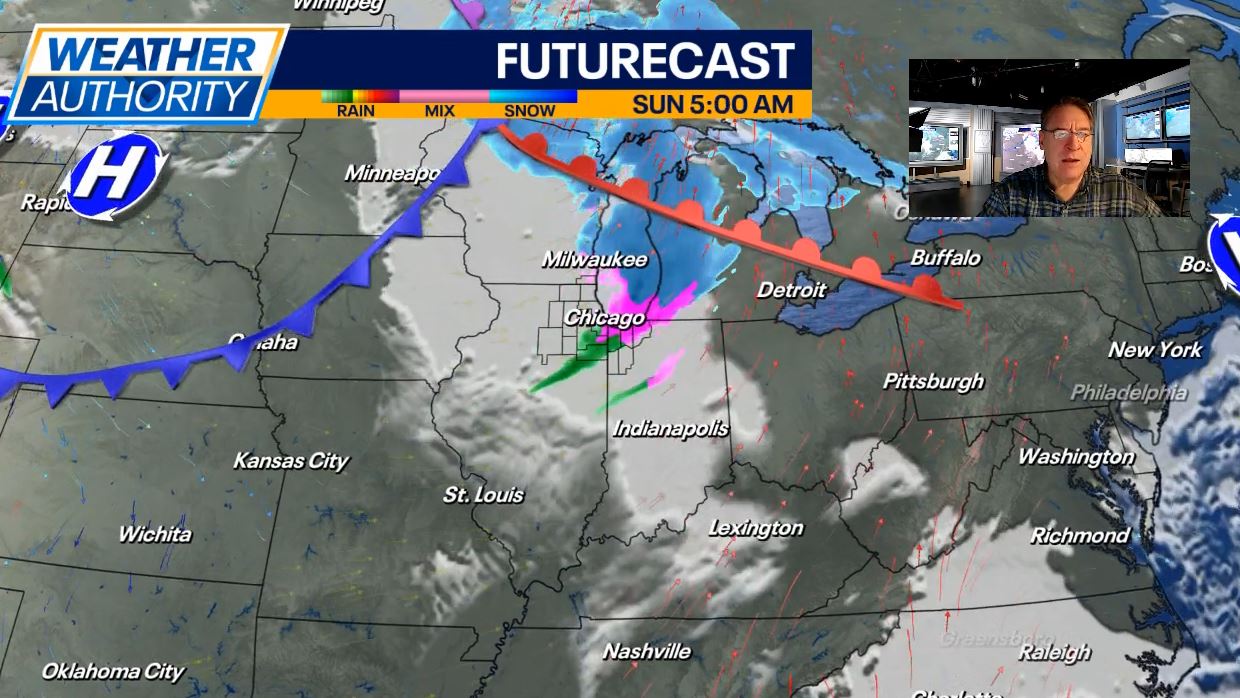 Chicago weather: Light wintry mix possible overnight