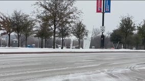 Crews pre-treating roads ahead of ice threat