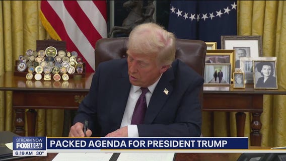 President Trump moving at breakneck speed at start of 2nd term