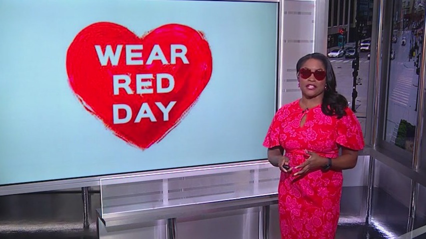 Wear red today to show support for heart disease awareness