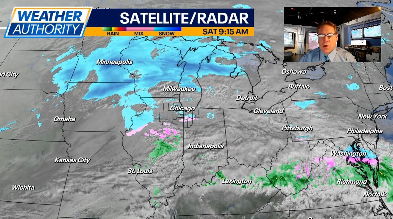 Chicago Weather: Light freezing drizzle possible Saturday