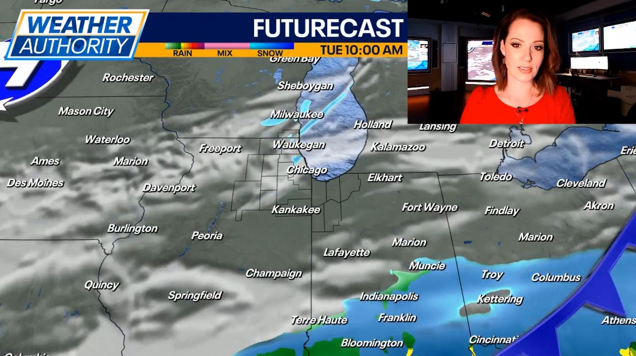 Chicago weather: Accumulating snowfall is possible by midweek