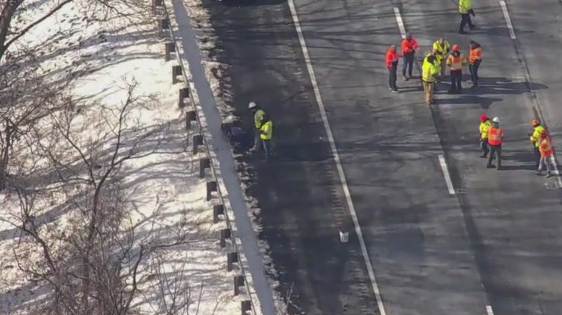 Part of I-80 closed near Wharton for repairs