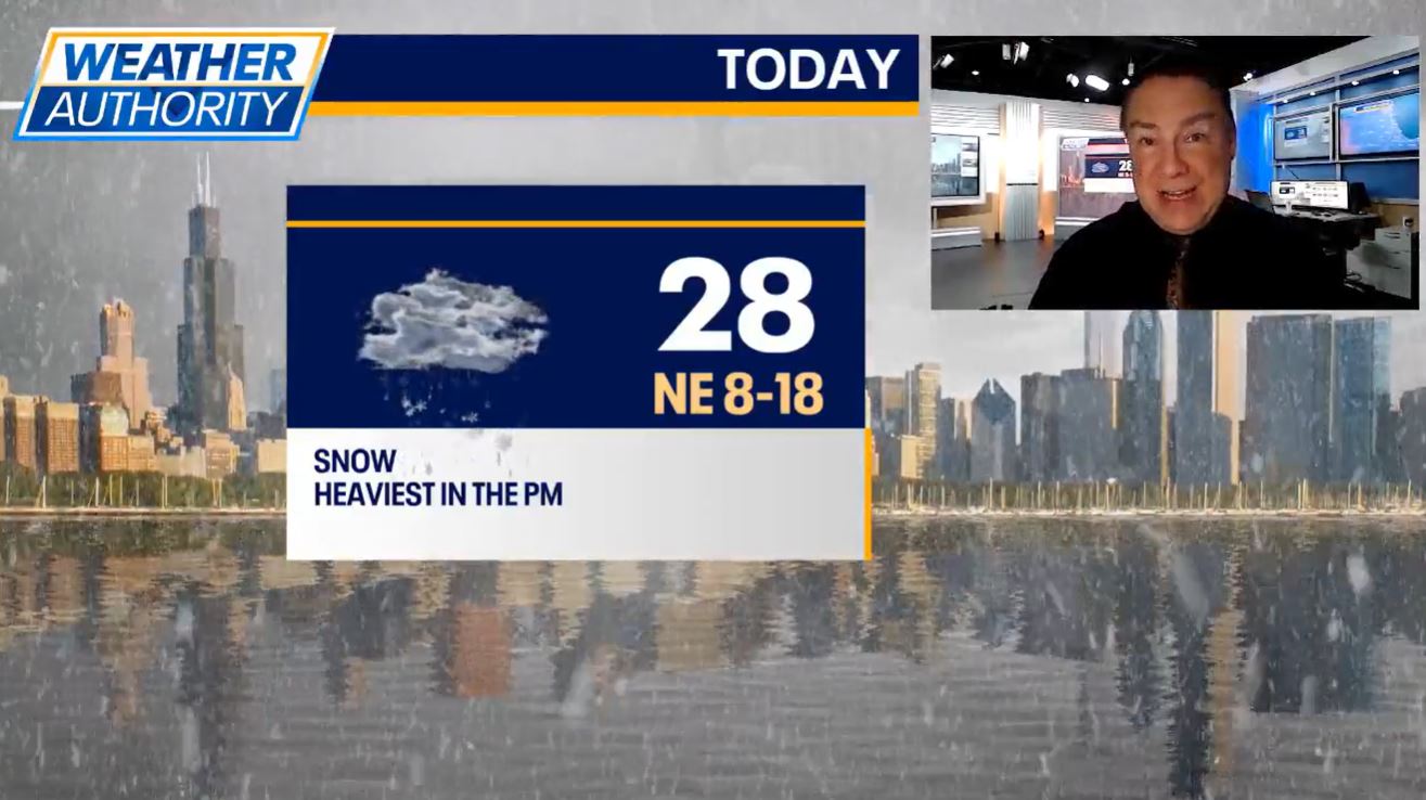 Chicago Weather: Biggest snow of the year is on the way