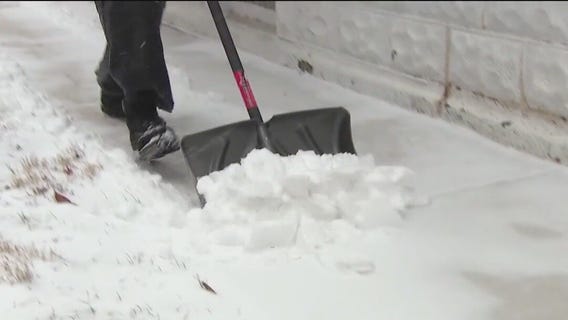 Chicago volunteers help seniors with snow removal