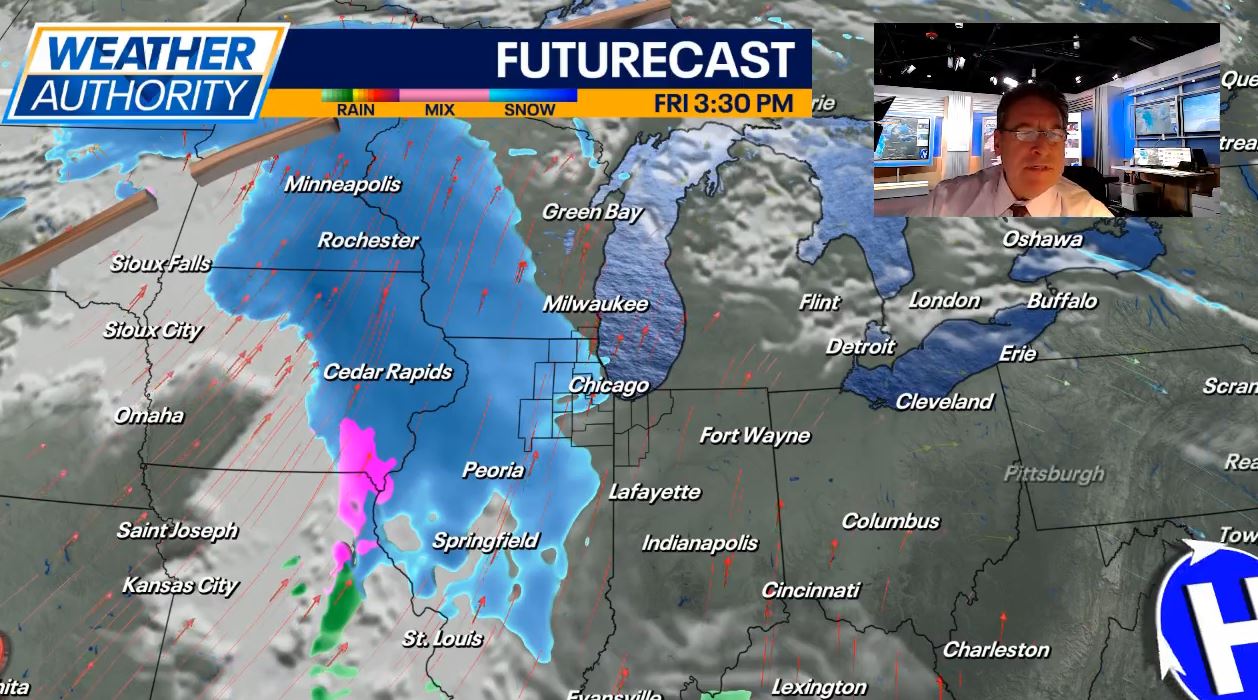 Chicago weather: Bitter cold tonight, light snow arrives Friday