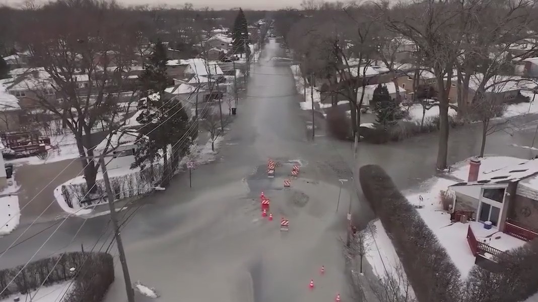 Skokie water main break: Neighborhood flooded, boil order issued