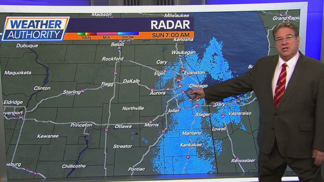 Chicago Weather: Lake effect snow for Sunday, then the bitter cold sets in