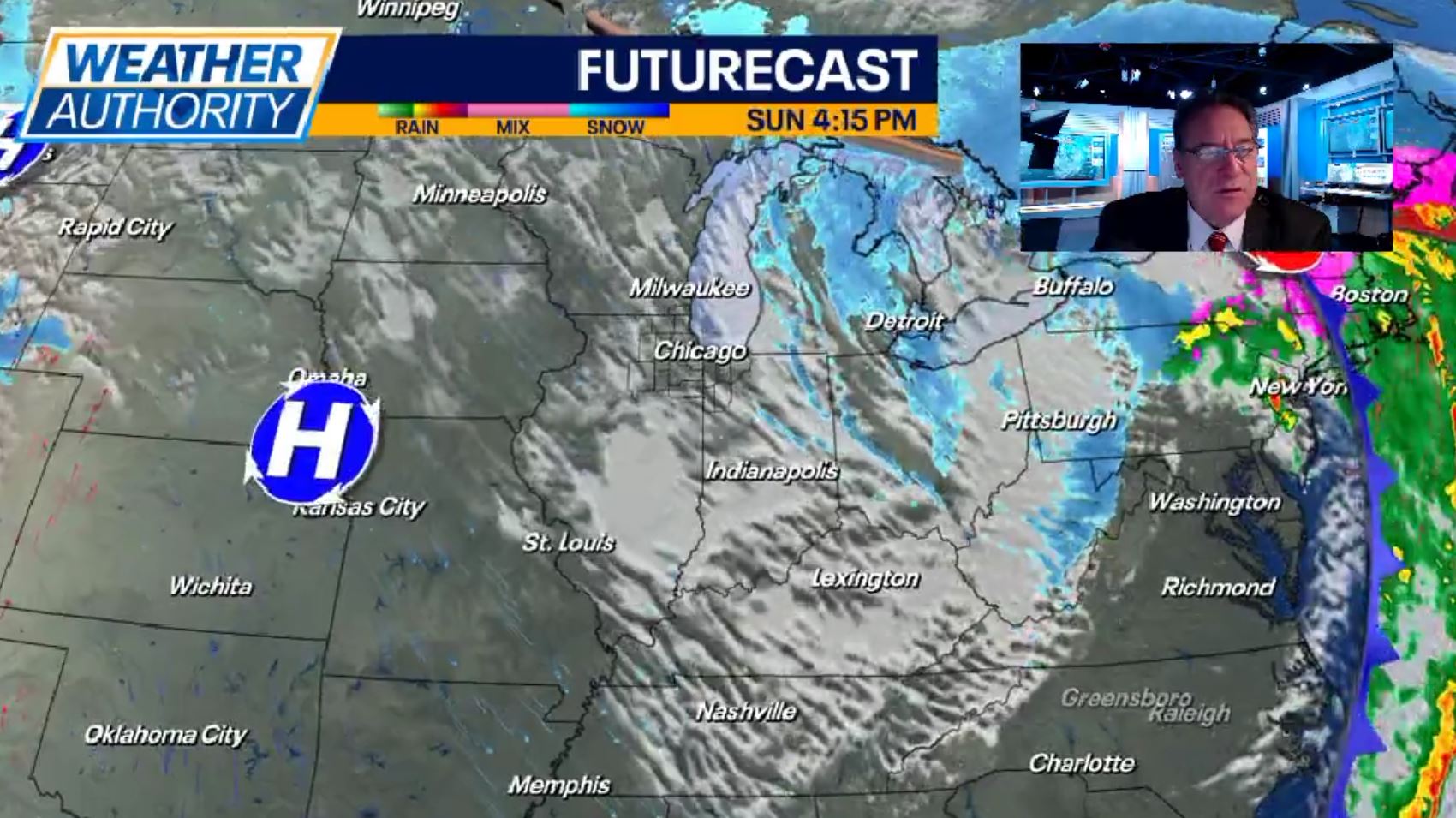 Chicago Weather: Light snow on Sunday before bitter cold moves in