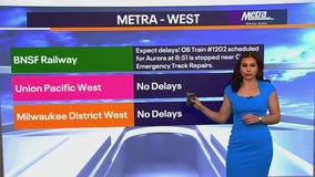 Metra commuter train delayed amid cold weather in Chicago area