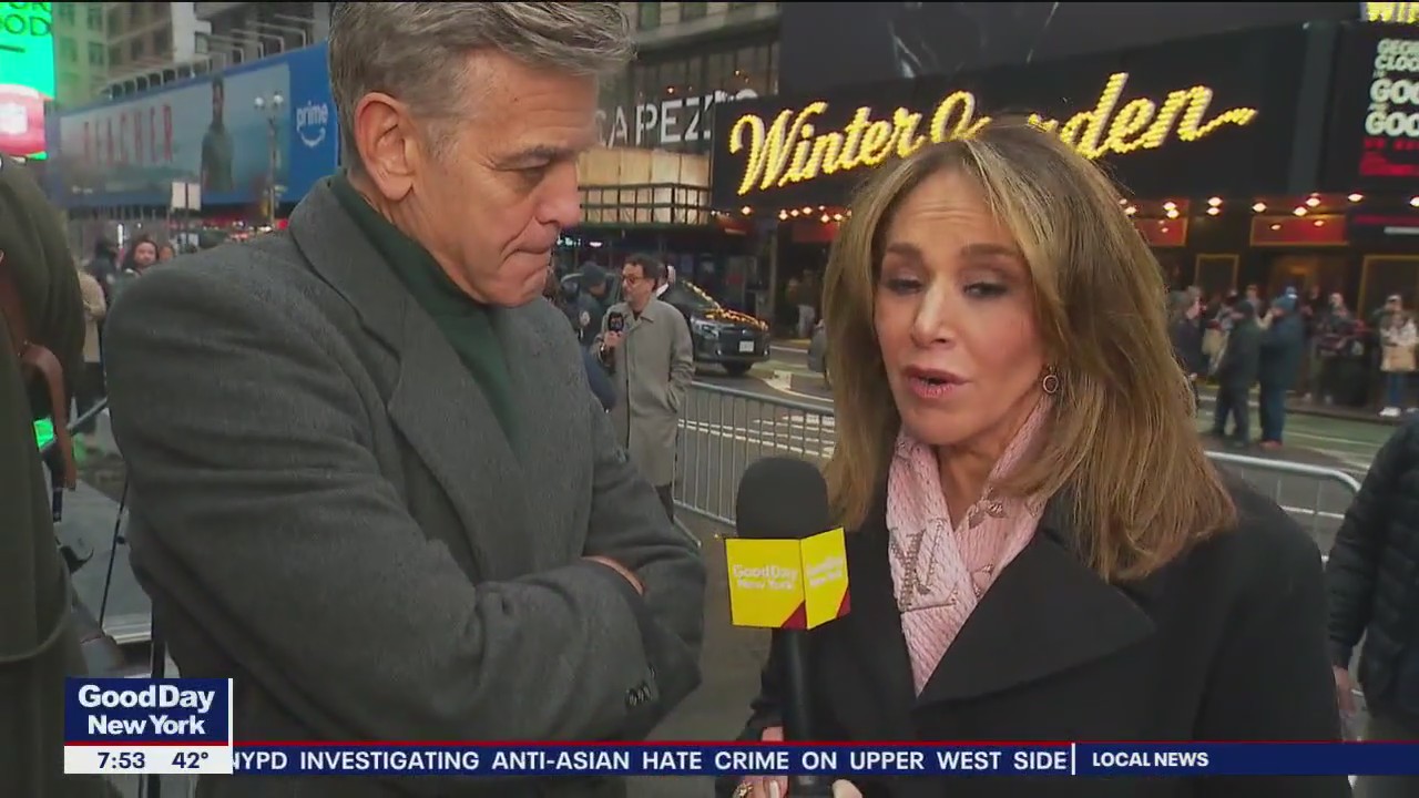 Rosanna interviews George Clooney: 'I might've kissed him'