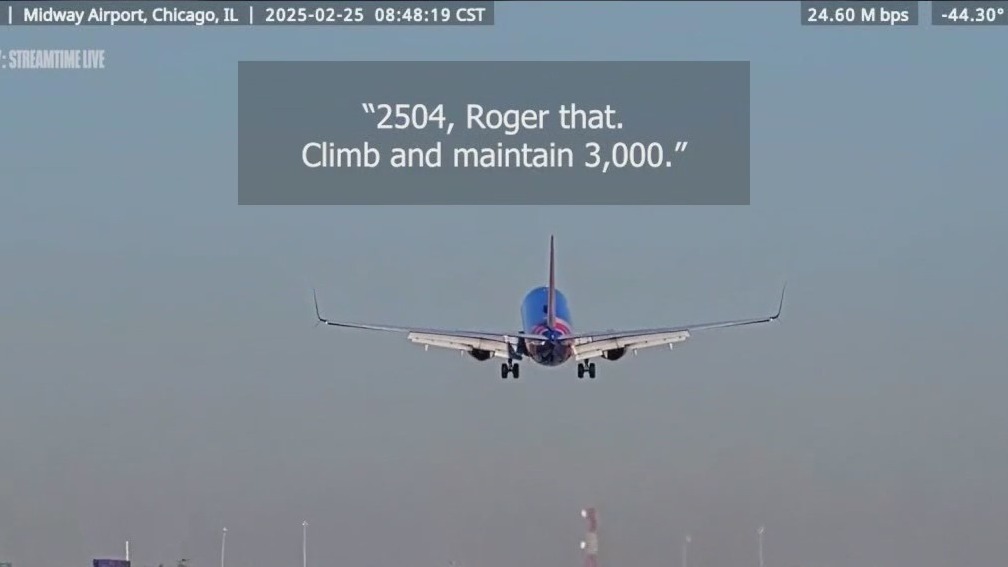 New shocking audio reveals air traffic controllers warning jet to stop before near crash at Midway