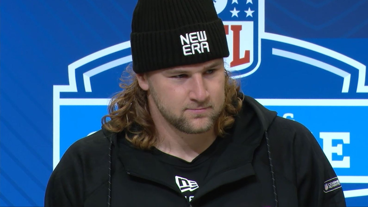 NFL Combine: TE Tyler Warren says he's met with the Chicago Bears