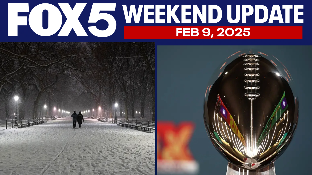 Super Bowl Sunday is here, Snow blankets NYC area: FOX 5 Weekend Update