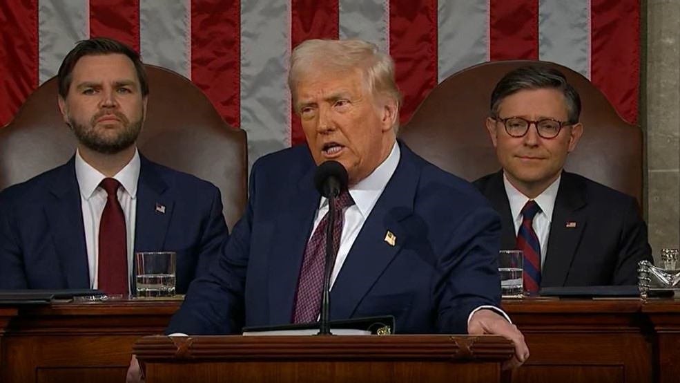 President Trump vows to end 'weaponized government' during speech to Congress