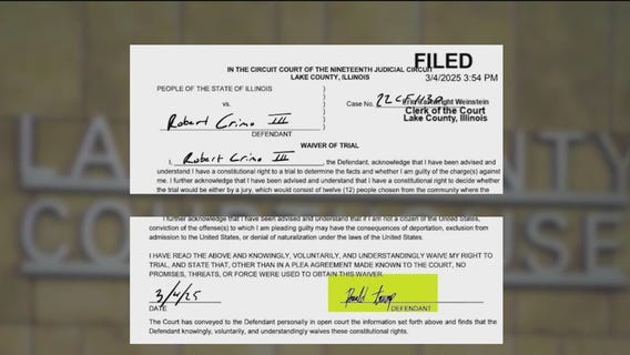 Highland Park shooter signs Trump's name on trial waiver