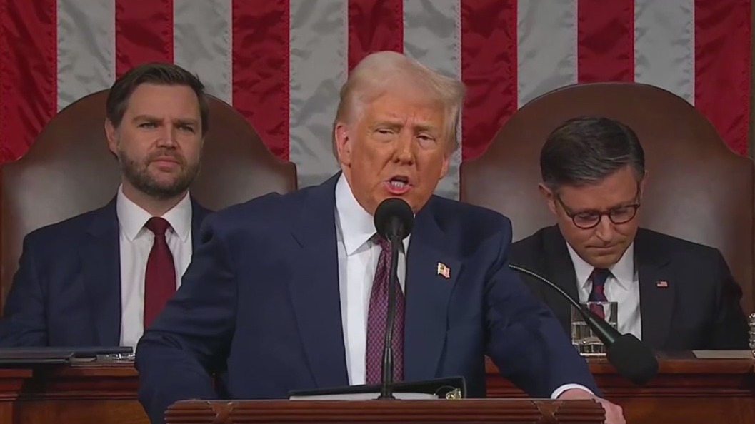 Trump defends immigration, tariff policies in speech to Congress