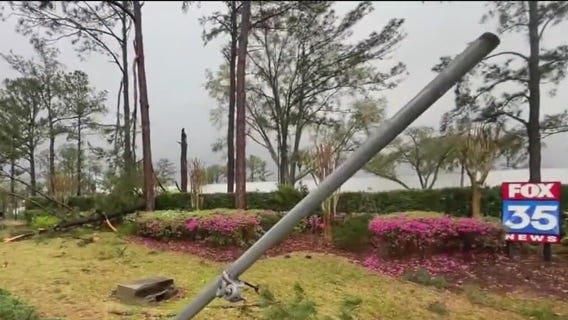 Video: Tornado crosses over FOX 35 Studios in Lake Mary, Florida