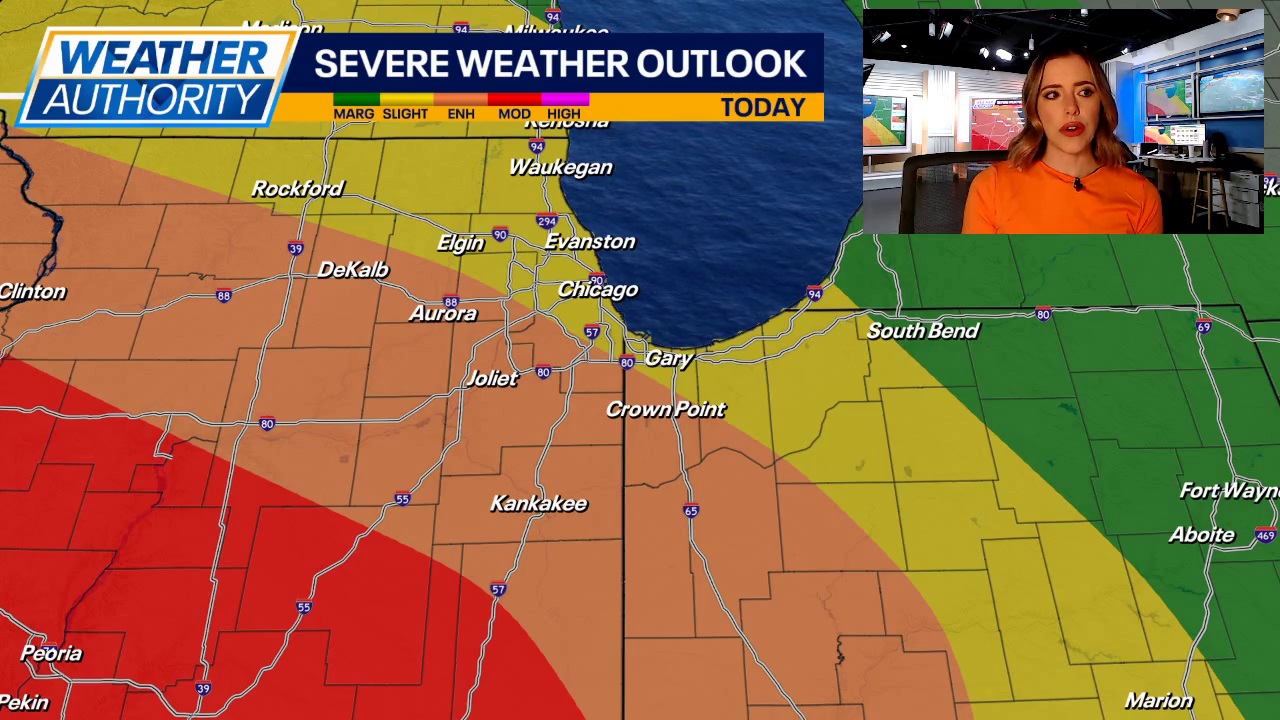 Severe storms: Hail, tornadoes and damaging wind possible