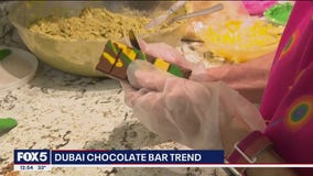Viral pistachio filled "Dubai Chocolate"