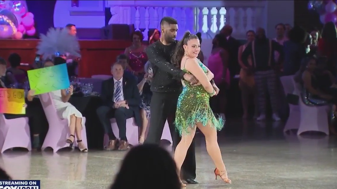 FOX 32's Terrence Lee competes at 'Dancing with Celebrities' event