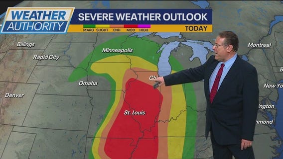 Strong storms in Chicago area prompt severe thunderstorm warnings in some areas