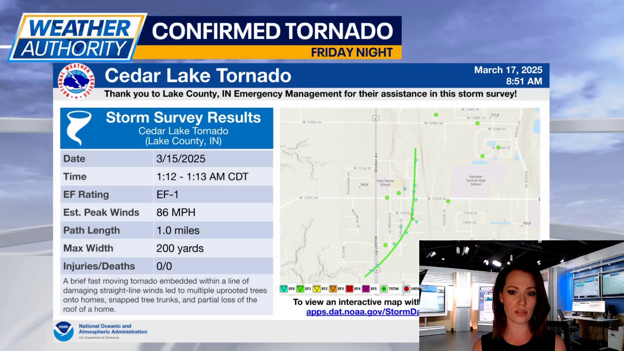 A look at the 4 tornadoes that hit Chicagoland last week