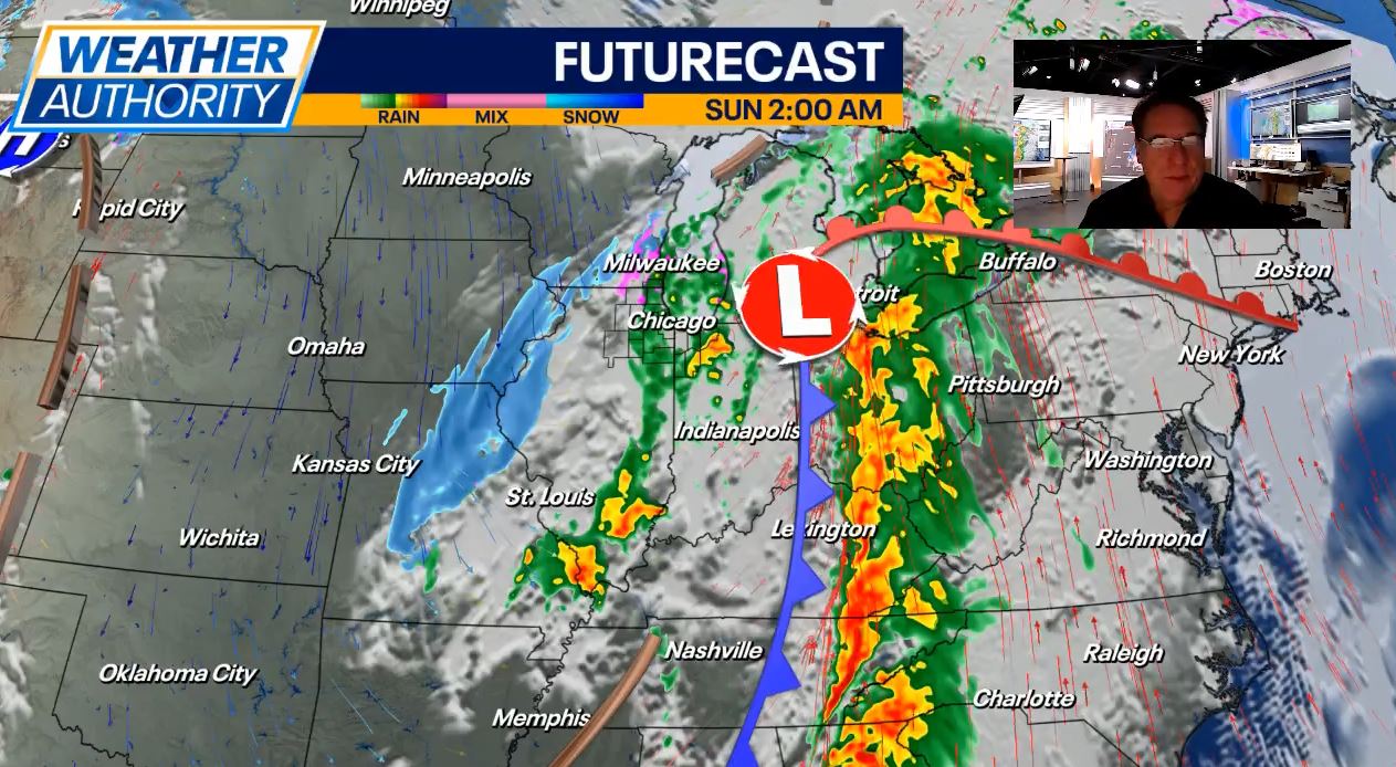 Chicago weather: Rain tonight, a touch of snow by morning