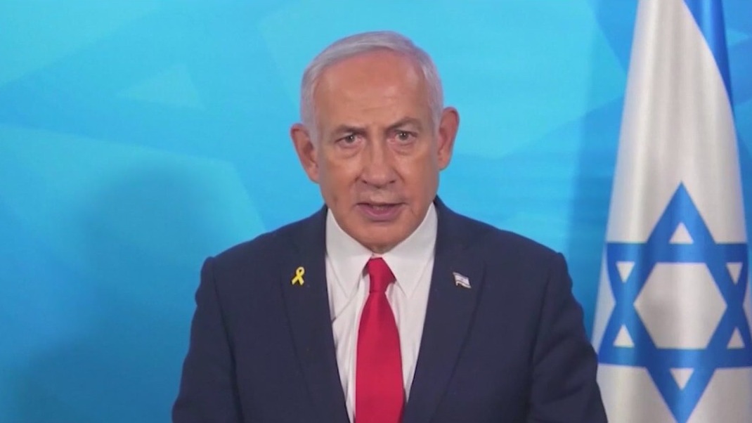 Protests against Israeli prime minister as airstrikes resume in Gaza