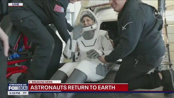 Astronauts Suni Williams, Butch Wilmore exit capsule on Earth after months in space