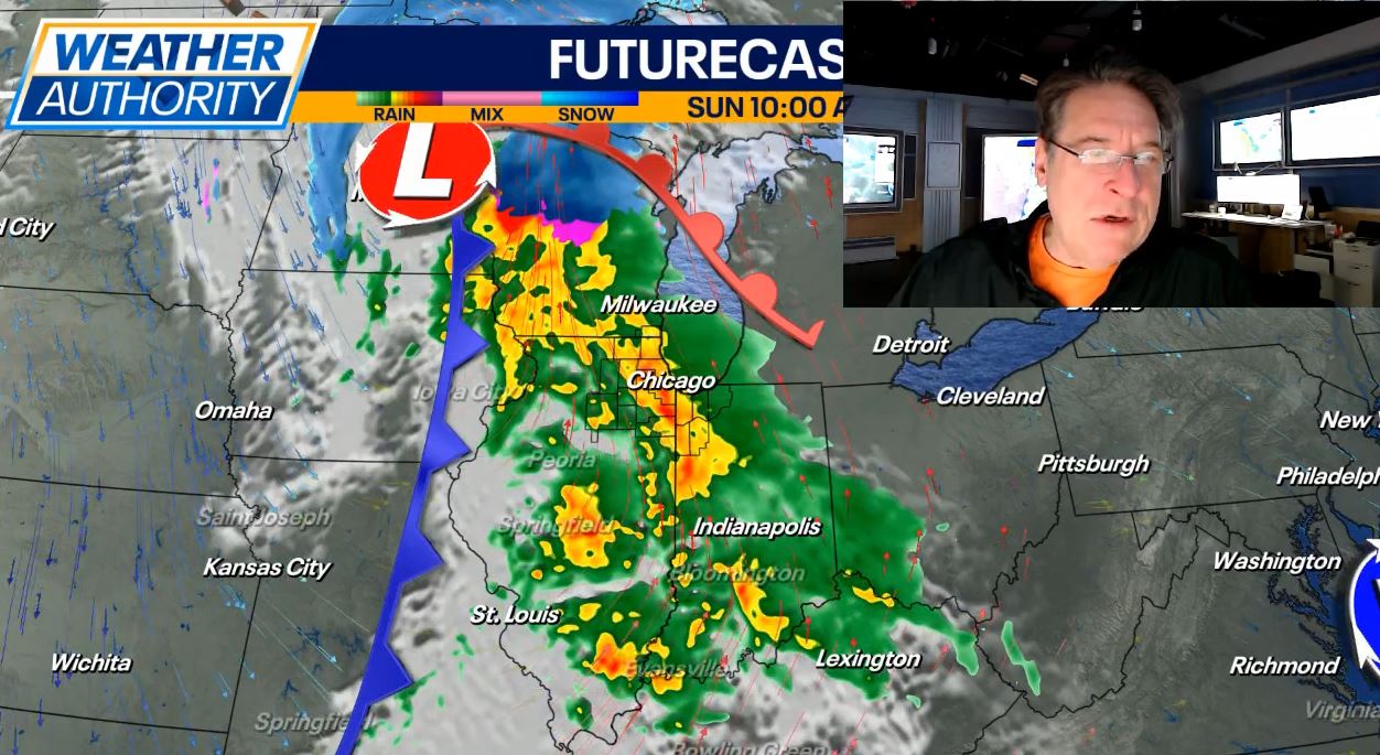 Chicago weather: Cloudy overnight, showers on Sunday