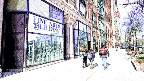 Explore the Fine Arts Building on South Michigan Avenue in Chicago