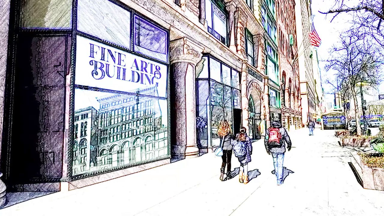 Explore the Fine Arts Building on South Michigan Avenue in Chicago