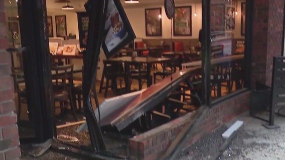 Car crashes into Corner Bakery in the Loop