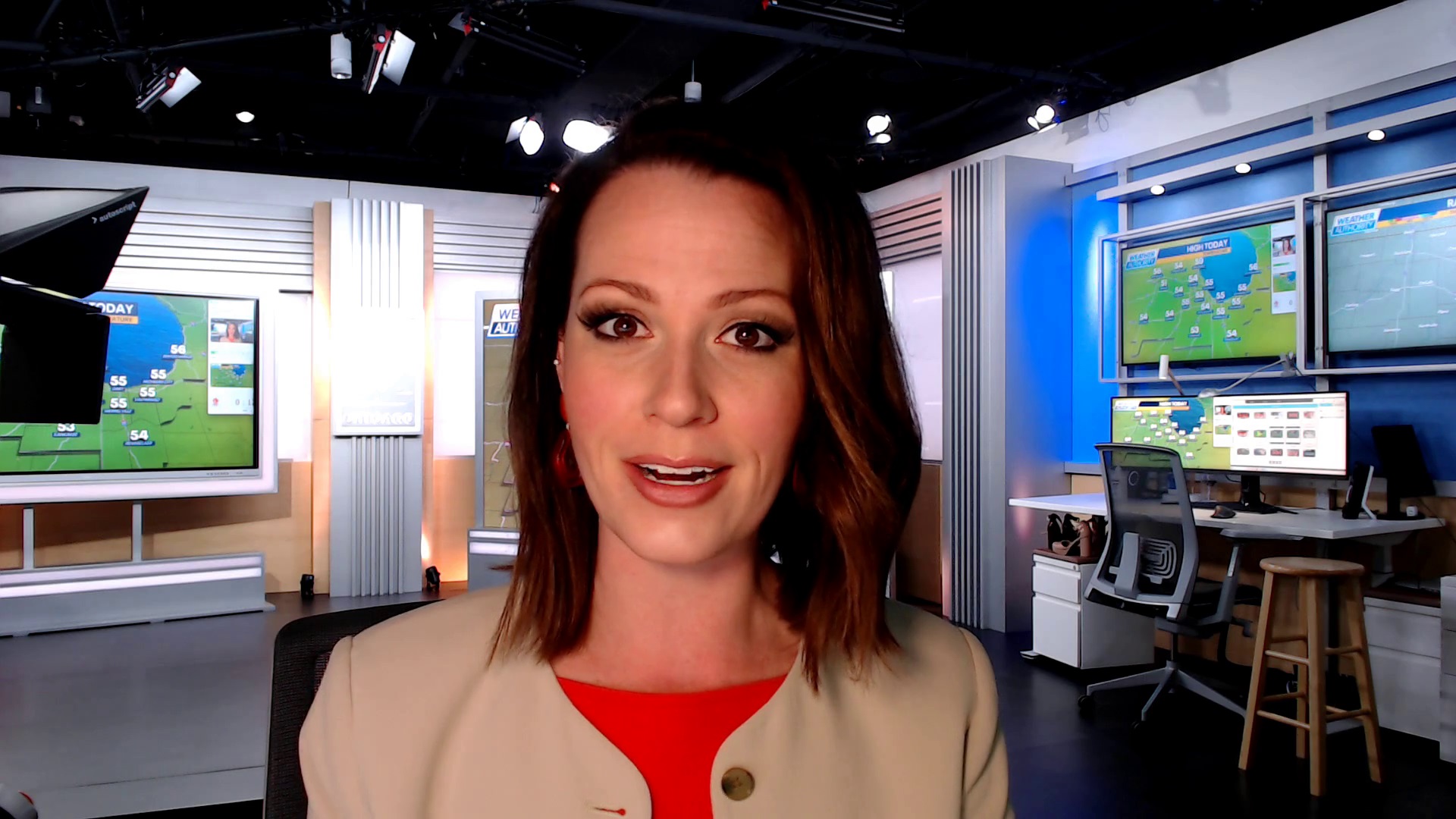 Storms into early Friday followed by temps in the 70s