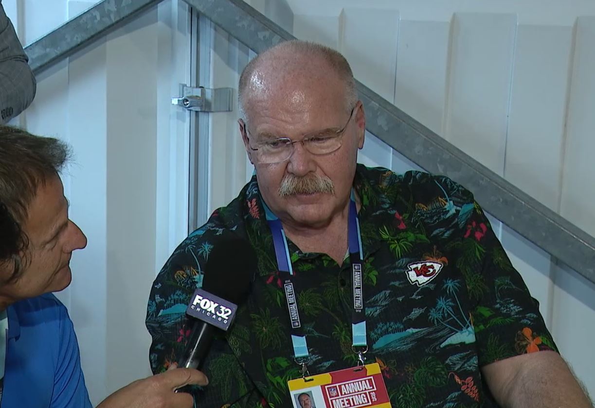 Andy Reid talks what kind of player the Chicago Bears are getting in Joe Thuney