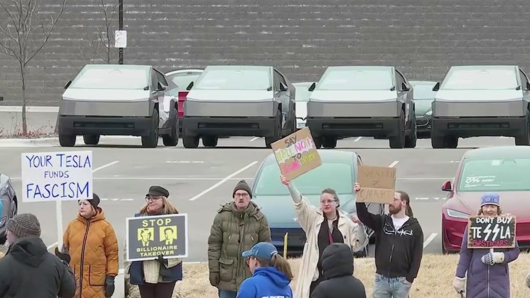 Tesla Takedown protests held in Schaumburg, several US cities
